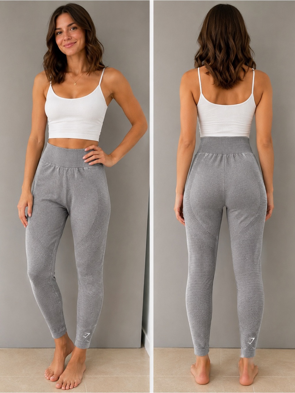 Gymshark Seamless High-Waist Leggings - Gray